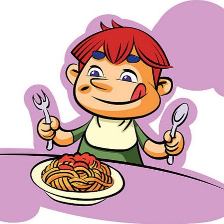 Голодный нарисованный