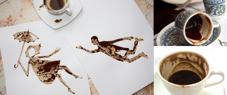 Рисунки из кофейной гущи