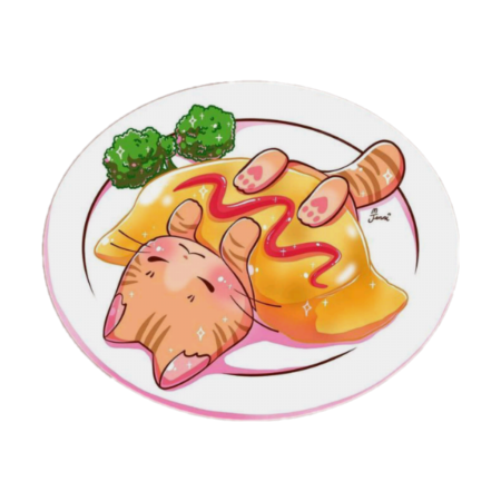 Котики в виде еды арт