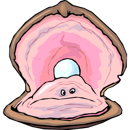 Устрицы мультяшные