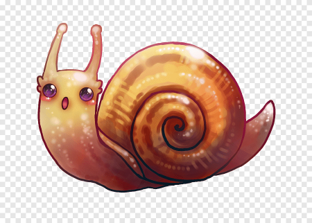 Милые улитки арт