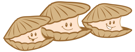 Устрица мультяшная