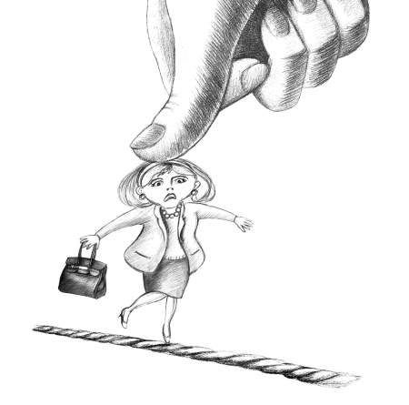 Стресс иллюстрации чб