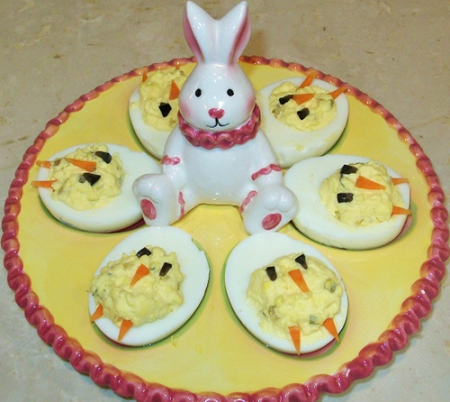 Фаршированные яйца на детский праздник