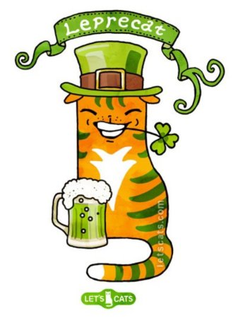 День Патрика кот