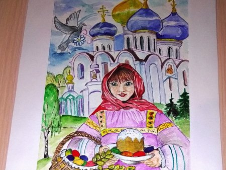 Пасха красная рисунки на конкурс