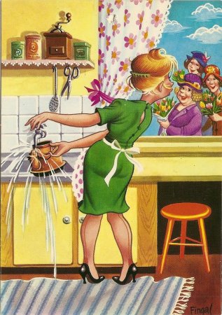 Домохозяйка иллюстрация