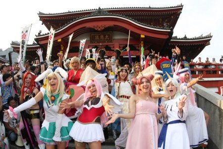 Косплееры аниме фест