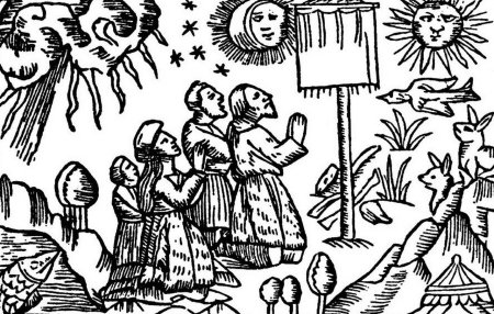 Культ предков иллюстрация