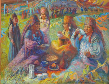 Хакасия картины Сагалакова