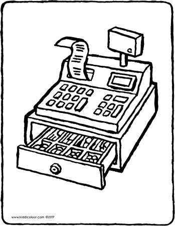 Кассовый аппарат 1996 года вид сзади