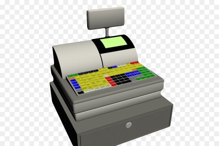 Кассовый аппарат мультяшный