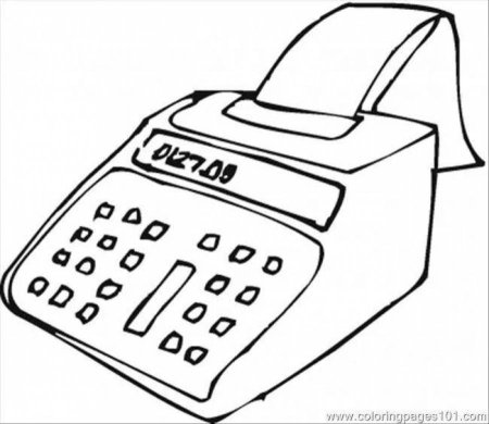 Калькулятор раскраска для детей