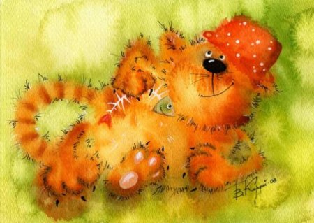 Виктория Кирдий рыжий кот