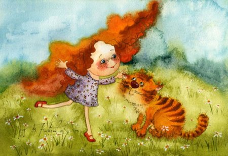 Художник кошек Виктория Кирдий