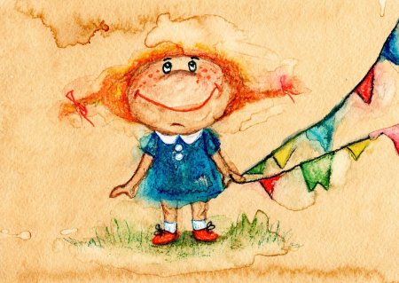 С днем рождения рыжая девочка