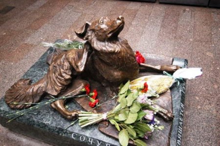 Памятник погибшим собакам