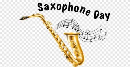 Открытка с международным днем саксофониста