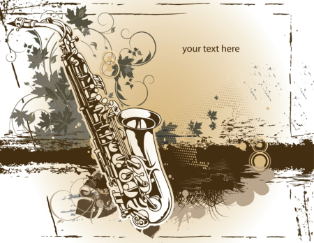 Саксофон стилизация