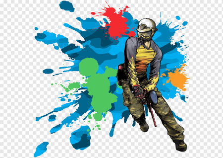 Приглашение на день рождения пейнтбол