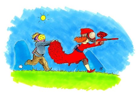 Рисунки на тему пейнтбол