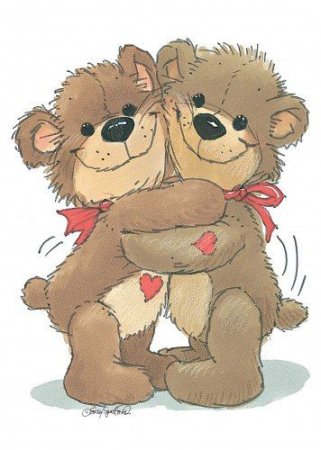 Мишка обнимаю крепко