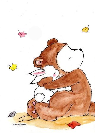 Обнимашки милые иллюстрации