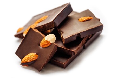 Кусочки шоколада