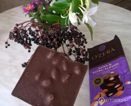 Шоколад “o’Zera” Dark & Extra Almond 90гр