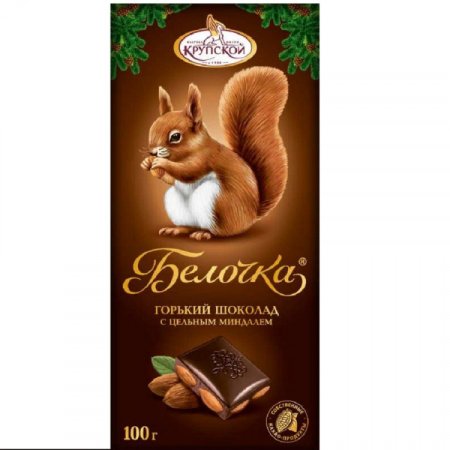 Шоколад Белочка фабрика Крупской