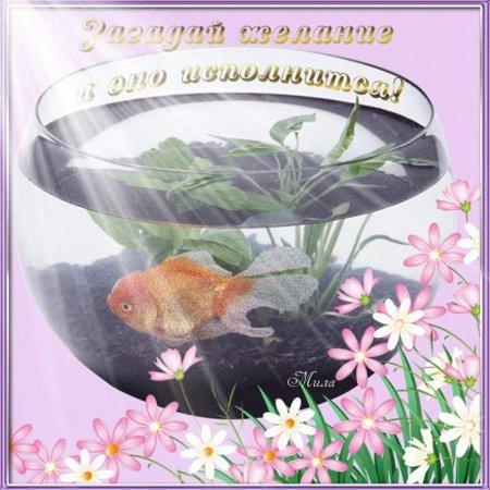 Открытка с днём рождения исполнения желаний