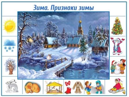 Зима признаки зимы