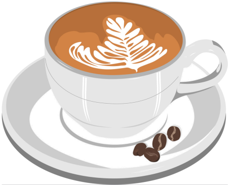 Кружка капучино вектор