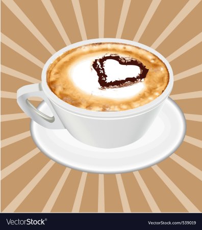 Капучино нарисованный