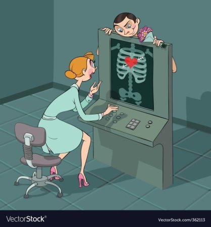 Рентген карикатура