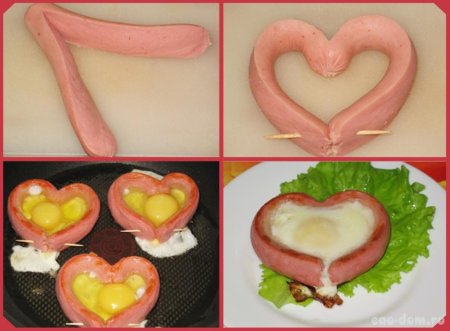 Вкусный завтрак на день рождения мужу