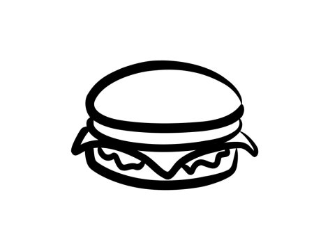 Шаблон бургера