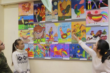 Работы детей в художественной школе