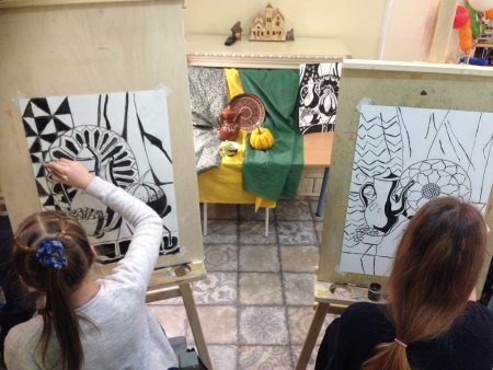 Рисование в художественной школе