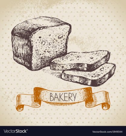Хлеб рисунок