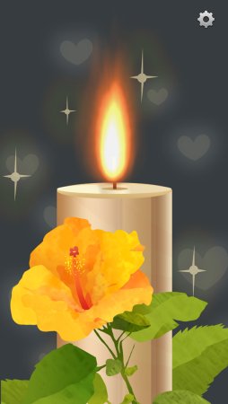 Фотооткрытки с свечой