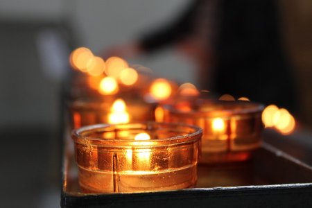 Дарения огня семи греющим свечкам