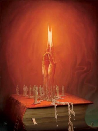 Свеча сюрреализм