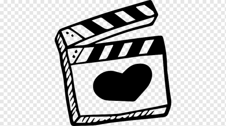 Хлопушка для кино нарисованная