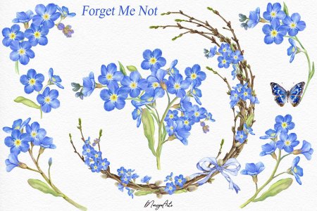 Незабудки принты 2022