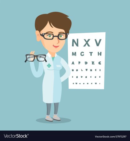 Окулист иллюстрация