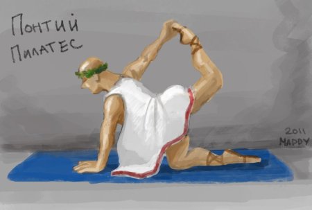 Йог карикатура