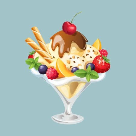 Рисунок на тему десерт