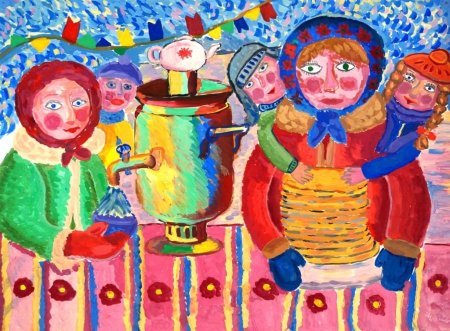 Традиции народов России рисунки