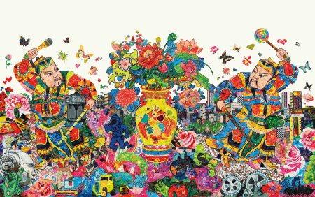 Китай коллаж